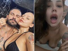 Karolzinha sentando gostoso no Wagner e levando leite quente na buceta