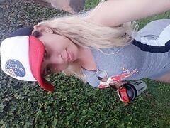 Mirella Mansur Loira Espetacular da Capital Paulista Mostrando Tudo em Vídeo Íntimo na Praia em Santos