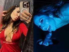 Renata Frisson Mulher Melão chupando e trepando no gloryhole com consolos