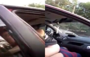 Casal Amador é Surpreendido Transando no Carro e Vídeo Vaza na Net