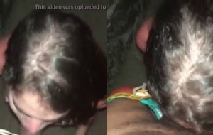 Manu chupa um desconhecido na praia durante a noite em cena quente e ousada