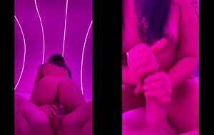 Novinha safada mostra tudo no motel mamando e cavalgando gostoso no pau do amigo