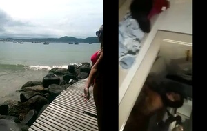 Larissa acompanhante carioca chupando gostoso e entregando a buceta de quatro no motel