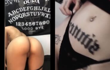 Lua Ramona exibindo a buceta rosada e os peitos firmes no quarto