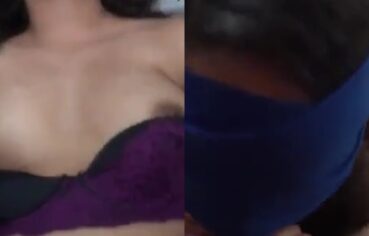 Priscila morena safada lambuzando de batom a rola e gemendo no boquete