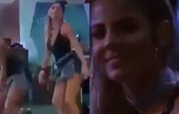 Três gostosas rebolando gostoso na festa com suas belas rabas