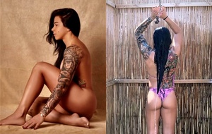 Cláudia Gadelha lutadora do UFC pagou peitinho em stories do Instagram