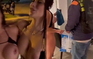 Entregador sortudo é recebido por mulheres peladas e excitadas que não resistem ao tesão