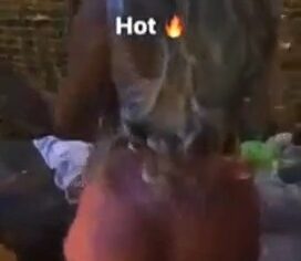 Loirinha safada rebolando a raba na saia transparente no bloquinho do Carnaval