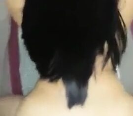 Alana Morena Deliciosa de Quatro Gemendo Enquanto o Namorado Enterra a Rola e Registra Tudo