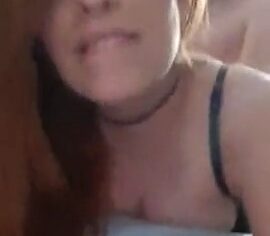 Cecília safada gravando vídeo selfie sendo comida de quatro