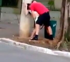 Novinha ousada trepando na rua em plena luz do dia em São Paulo