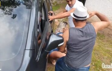 Katharine Madrid dando um show de putaria nos bastidores com gemidos altos